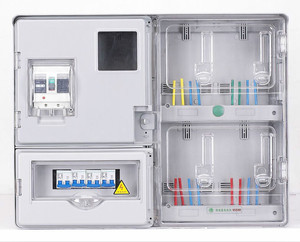 【E型4表插卡式半透明、 單相4位電表箱系列、 E型單相四表位】價格_廠家_圖片 -