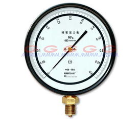 0.25級(jí) 0.6mpa精密壓力表照片 西安高精密儀表廠產(chǎn)品